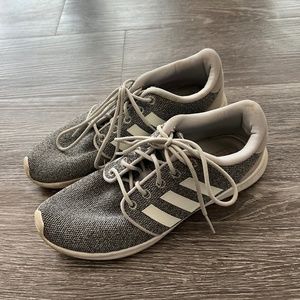 Grey Adidas Neo CloudFoam Sneakers (7)